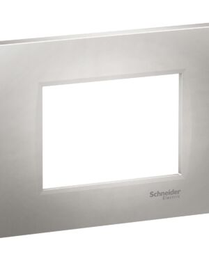 Schneider LMR7263005 | Easy Styl Cover Frame Mode 3 Modules Silver