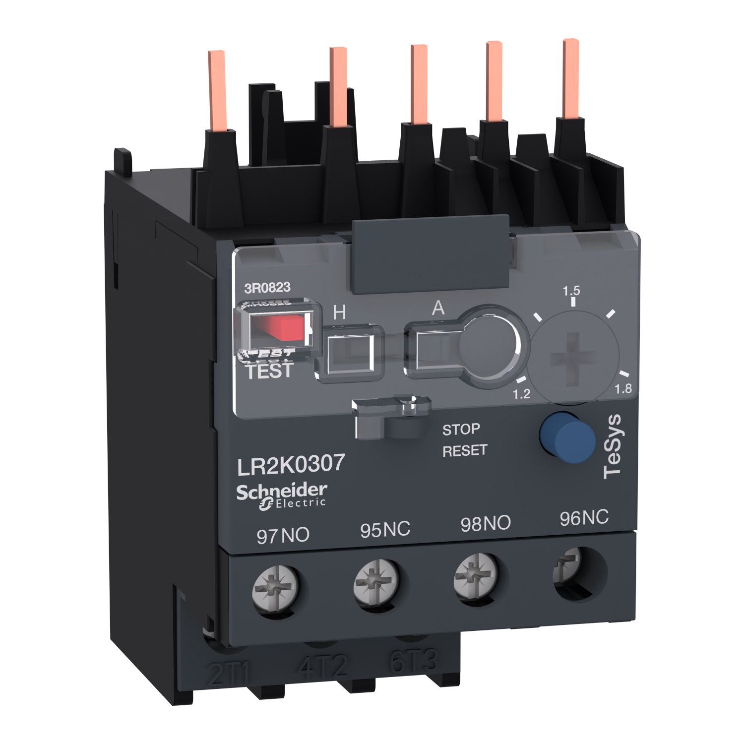 Schneider LR2K0307 | TeSys K - differential thermal overload relays - 1.2...1.8 A - class 10A 5 LR2K0307_Image_1500.jpg