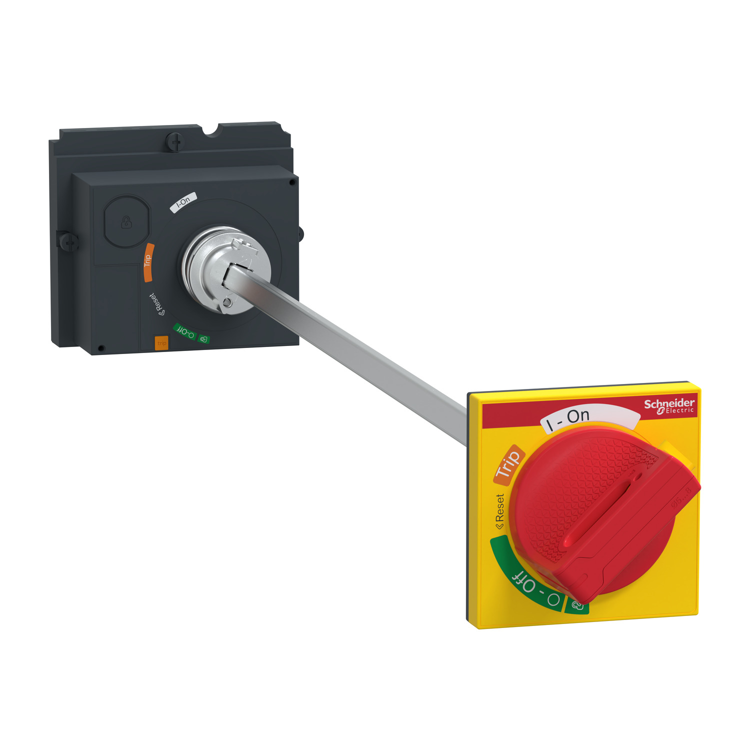 Schneider LV429340T | extended rotary handle, ComPacT NSX 100/160/250, red handle on yellow front, shaft length 185 to 600 mm, IP55 6 LV429340T_Image_1500.jpg