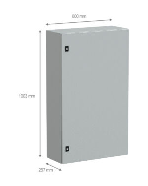Schneider NSYCRN106250 | Spacial CRN plain door w/o mount.plate. H1000xW600xD250 IP66 IK10 RAL7035..