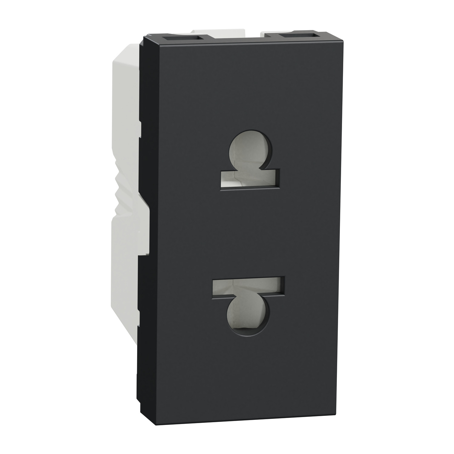 Schneider NU302154 | Socket-outlet, New Unica, 2P, 16A, Euroamerican, with shutter, anthracite 6 NU302154_IOP-def_SE_CL_1500-1-1.jpg