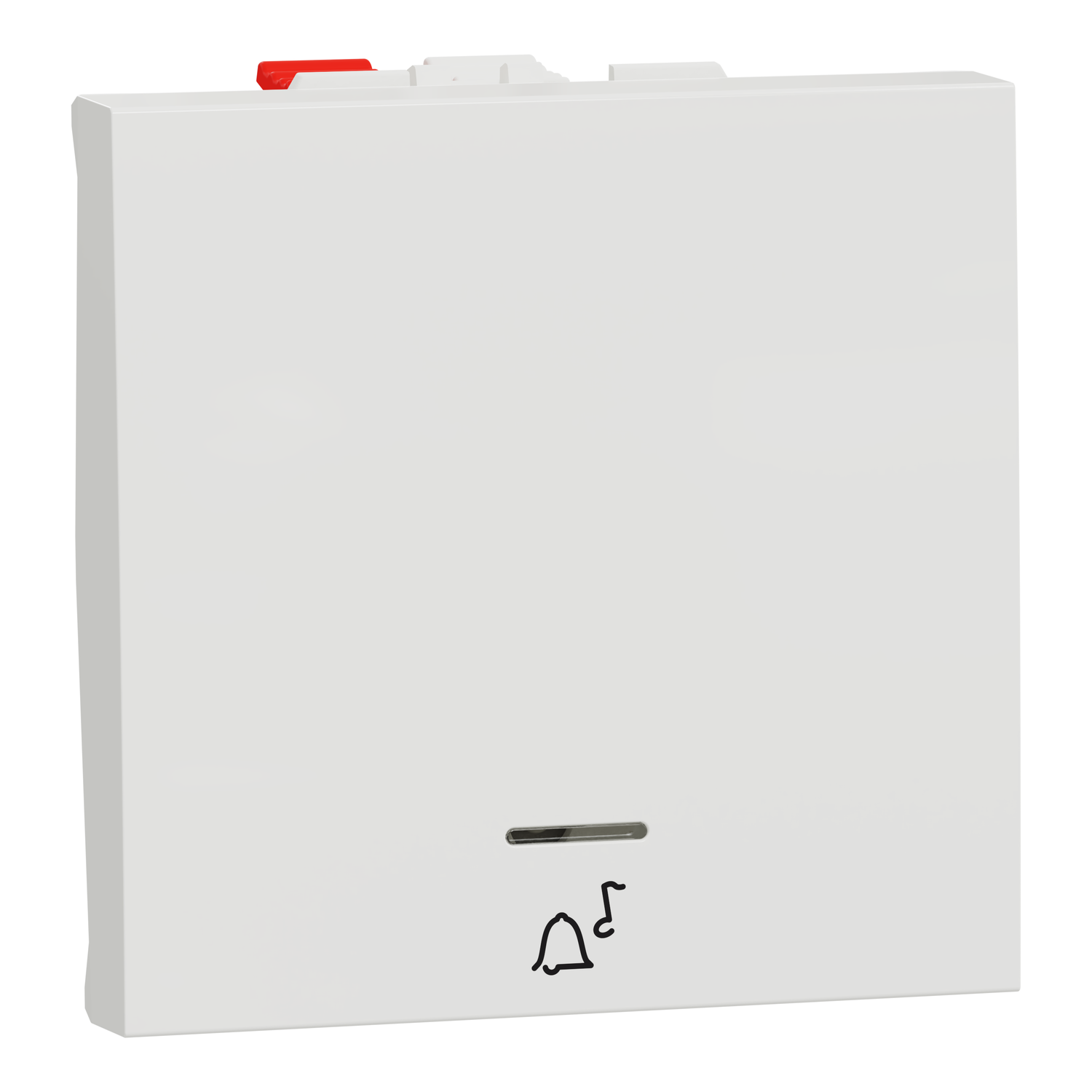 Schneider NU320618CN | Push-button, New Unica, mechanism, + NO push-button, 10A, 2 modules, screwless terminals, IP4X, white 5 NU320618CN_IOP-def_WD_1500.png