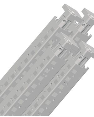 Schneider NSYSFV20 | Set of 4 vertical uprights for Spacial SF enclosure. Height: 2000 mm. RAL 7035.