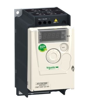 Schneider ATV12H037M2 | variable speed drive ATV12 – 0.37kW – 0.55hp – 200..240V – 1ph – with heat sink