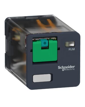 Schneider RUMC31JD | Universal plug-in relay, 10 A, 3 CO, 12 V DC
