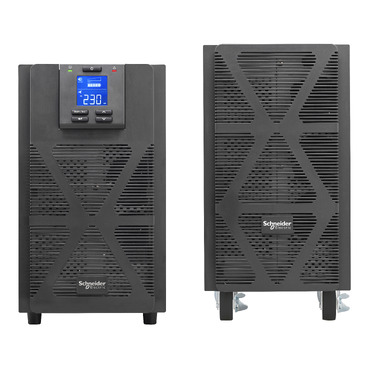 Schneider SRVS10KIL UPS | Easy UPS 1 Ph On-Line, 10kVA/10kW, Tower, 230V, 1x Hard wire 3-wire(1P+N+E) outlet, Intelligent Card Slot, LCD, Extended Runtime 6 SRVS6KIL-SRVS10KIL-front_web.jpg