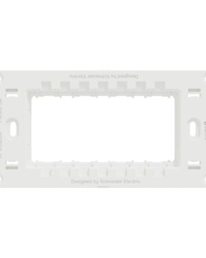 Schneider M3TB01S_04 | Supporting Frame, Miluz E, 4 gang, white