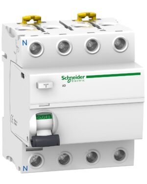 Schneider A9R41440 Acti 9 | iID – RCCB – 4P – 40A – 30mA – type AC