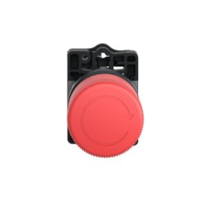 XA2ES442 | Black Ø30 Emergency swtiching off push-button Ø22 non trigger - turn release 1NC