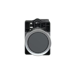 XA2EH021 | Complete push button, Easy Harmony XA2, plastic, flush, black, 22mm, push push, unmarked, 1NO