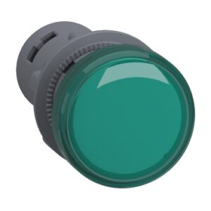 XA2EVF3LC | Round pilot light Ø 22 - green - integral LED - 110 V AC - screw clamp terminals
