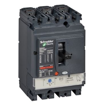 LV429633 | circuit breaker ComPact NSX100F, 36 kA at 415 VAC, TMD trip unit 50 A, 3 poles 3d