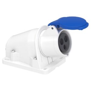 Schneider PKF16W423 | PratiKa socket - screw - angled - 16A - 2P + E - 200...250 V AC - wall