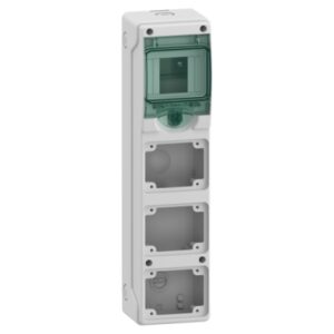 Schneider 13177 | Kaedra - for power outlet - 3 openings - 1 x 4 modules