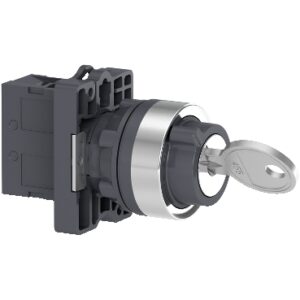 XA2EG21 | Key selector switch - Ø22 - 2 positions - stay put - 1NO