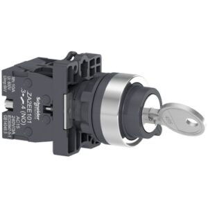 XA2EG03 | Key selector switch - Ø22 - 3 positions - stay put - 2NO