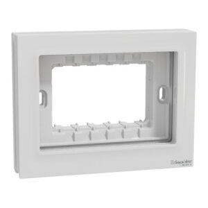 Schneider M3TB01_WP | Weatherproof Box, Miluz E, 3 Gang, white