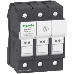 DF103 | Fuse carrier TeSys DF, 3P 32A, fuse size 10x38 mm