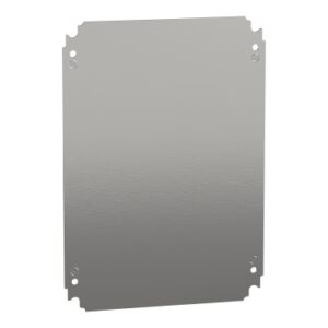 NSYMM43 | Plain mounting plate H400xW300mm made of galvanised sheet steel