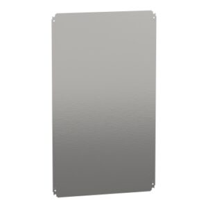 NSYMM106 | Plain mounting plate H1000xW600mm made of galvanised sheet steel