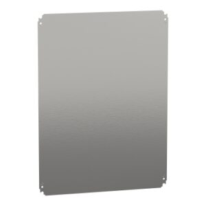NSYMM86 | Plain mounting plate H800xW600mm made of galvanised sheet steel