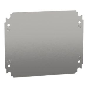 NSYMM3025 | Plain mounting plate H300xW250mm made of galvanised sheet steel