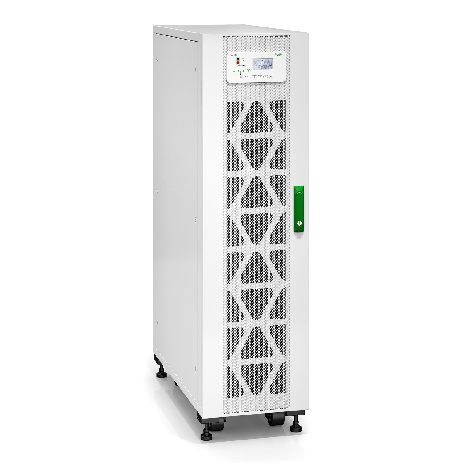 Schneider E3SUPS10KHB1 | Easy UPS 3S 10kVA 400V 3:3 UPS, 1 internal 7Ah modular battery string, expandable to 3