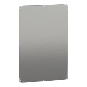 NSYMM128 | Plain mounting plate H1200xW800mm made of galvanised sheet steel