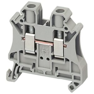 NSYTRV62 | SCREW TERMINAL, FEED THROUGH, 2 POINTS, 6MMÂ² , GREY