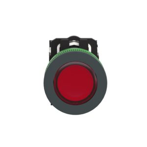 XB5FW34B5 | Illuminated push button, Harmony XB5, antimicrobial, plastic, red, 30mm, universal LED, 1NO + 1NC, 24V AC DC