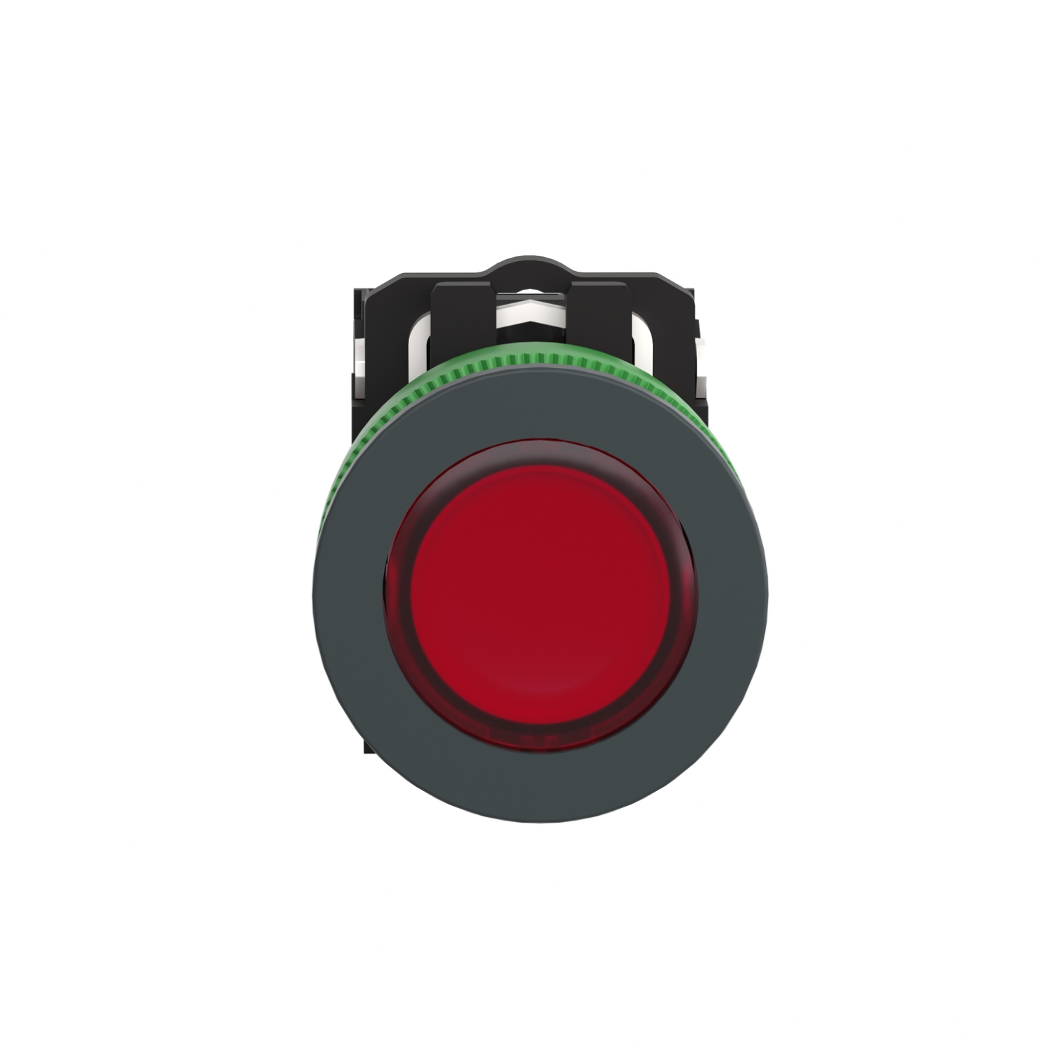 XB5FW34B5 | Illuminated push button, Harmony XB5, antimicrobial, plastic, red, 30mm, universal LED, 1NO + 1NC, 24V AC DC