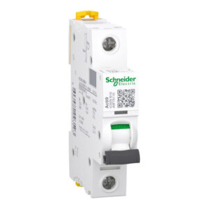 Schneider A9F76116 | Miniature circuit breaker (MCB), Acti9 iC60N, 1P, 16A, B curve, 6000A (IEC/EN 60898-1), 10kA (IEC/EN 60947-2)
