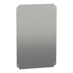 NSYMM64 | Plain mounting plate H600xW400mm made of galvanised sheet steel