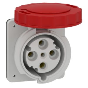 Schneider 81682 | PratiKa industrial socket - 63 A - 3P + E - 380...415 V AC - IP67