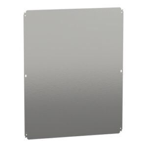NSYMM108 | Plain mounting plate H1000xW800mm Galvanised sheet steel Reversible dimension