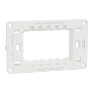 M3TB426_GR | Supporting Frame, Miluz E, 3 gang, white