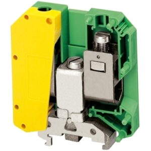 NSYTRV502PE | Terminal block, Linergy TR, green-yellow, 50mm2, protective earth, 2 points, Set of 50