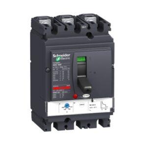 LV430631 | circuit breaker ComPact NSX160F, 36 KA at 415 VAC, TMD trip unit 125 A, 3 poles 3d