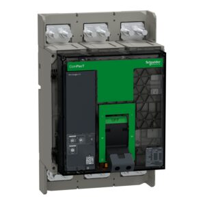 Schneider C125H320FM | Circuit breaker, ComPacT NS1250H, 70kA at 415VAC, 3P, fixed, manually operated, MicroLogic 2.0 control unit, 1250A