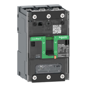 Schneider C11N3TM080B | Circuit breaker ComPacT NSXm N (50kA at 415VAC), 3 Poles 3d, 80A rating TMD trip unit, compression lugs and busbar connectors