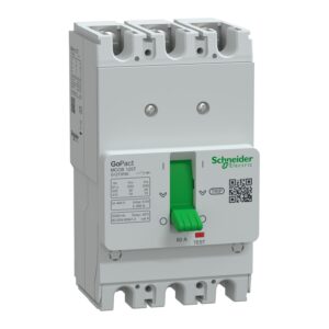 G12T3F80 | Circuit breaker, GoPact MCCB 125, 3 poles, 10kA at 415VAC, 80A rating, TMD trip unit, fixed thermal protection