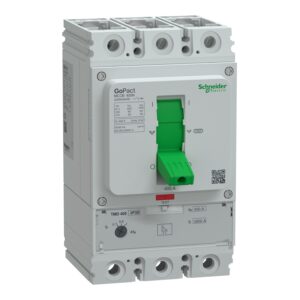 G40N3A400 | Circuit breaker, GoPact MCCB 400, 3 poles, 50kA at 415VAC, 400A rating, TMD trip unit, adjustable thermal protection