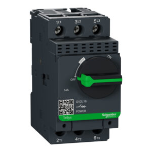 Schneider GV2L16 |  Motor circuit breaker, TeSys GV2, 3P, 14 A, magnetic, rotary handle, screw clamp terminals