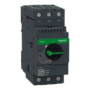 Schneider GV3L40 | Motor circuit breaker, TeSys GV3, 3P, 40 A, magnetic, rotary handle, EverLink terminals