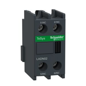 LADN02 | Auxiliary contact block, TeSys D, 2NC, front mounting, screw terminals