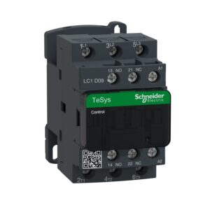 LC1D09Q7 | TeSys D contactor - 3P(3 NO) - AC-3 - <= 440 V 9 A - 380 V AC coil