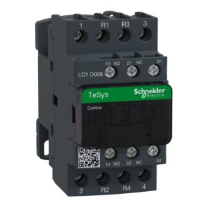 LC1D128B7 | TeSys D contactor - 4P(2 NO + 2 NC) - AC-1 - <= 440 V 25 A - 24 V AC coil
