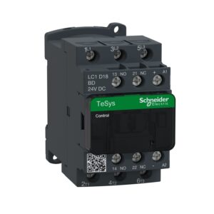 LC1D18BD | TeSys D contactor - 3P(3 NO) - AC-3 - <= 440 V 18 A - 24 V DC coil