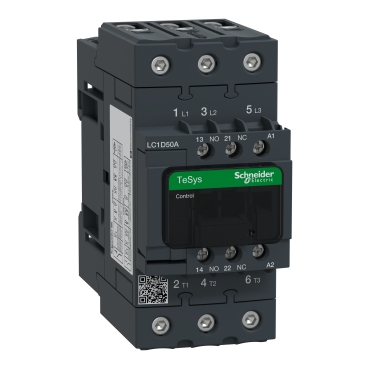 Schneider LC1D50AF7 | TeSys D contactor - 3P(3 NO) - AC-3 - <= 440 V 50 A - 110 V AC 50/60 Hz coil