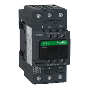 LC1D50AQ7 | TeSys D contactor - 3P(3 NO) - AC-3 - <= 440 V 50 A - 380 V AC 50/60 Hz coil